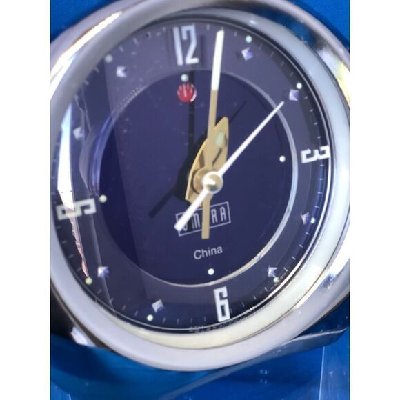 Umbra, wind up alarm clock vintage 5”x4” purple inside,ShanguaChina - Picture 3 of 9